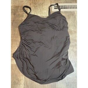 CATALINA Swim Suit One Piece Womens 2X Brown Bathing Suit